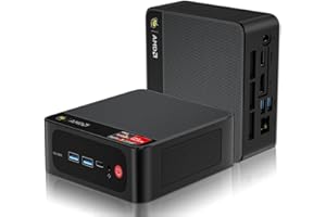 Beelink SER5 Mini Pc,AMD Ryzen 5 5500U (6C/12T,up to 4.0 GHz),Mini Computer with 16GB DDR4/500GB NVMe SSD,Support Triple Screen Display, WiFi 6, BT 5.2,Type-C, 2.5G LAN,Win 11 Pro