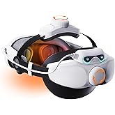 Noiposi 10000mAh Battery Head Strap for Meta Quest 3s/3/Quest 2,Adjustable Knob Elite Strap Replacement,VR Headset Accessorie