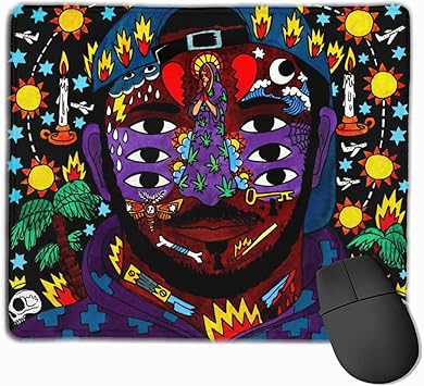 Amazon Com Kaytranada 99 9 Mouse Pad For Work And Play Office And Home Anime Mouse Mat 25x30 Office Products