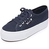 Superga Women's 2790A COTW Shoe, Navy, 41 Medium EU (9.5 US)