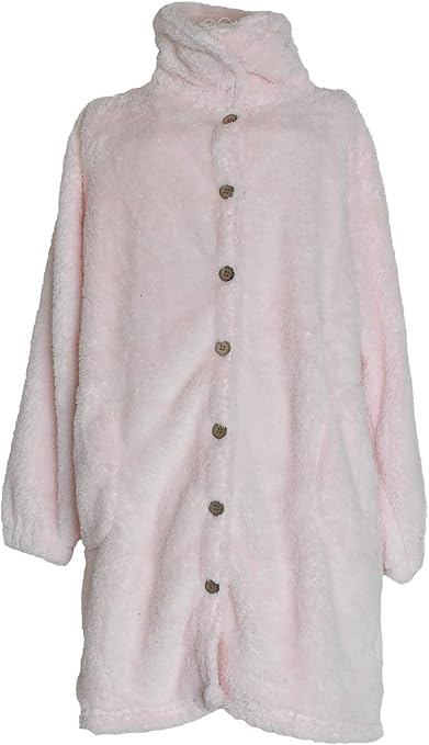 Amazon Co Jp ふわもこワンピース ピンク ルームウェア 冬 ワンピース レディース もこもこ 着る毛布 服 ファッション小物