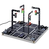 MIOYOOW LED Traffic Light Simulation Soldering Practice Kit, DIY Traffic Signal Light Circuit Board Soldering Kit with Sounds, STEM Educational Electronics Projects for Home and School Learning