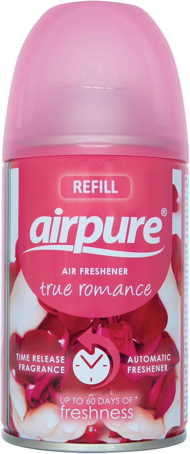 airpure Air-O-Matic Air Freshener Refill, 250ml, Automatic Spray Fragrance for Home Office