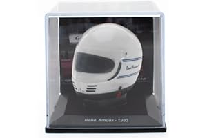 OPO 10 - Formula 1 Helmet Compatible with Ferrari F1: René Arnoux 1983-1/5 Scale - CAS14