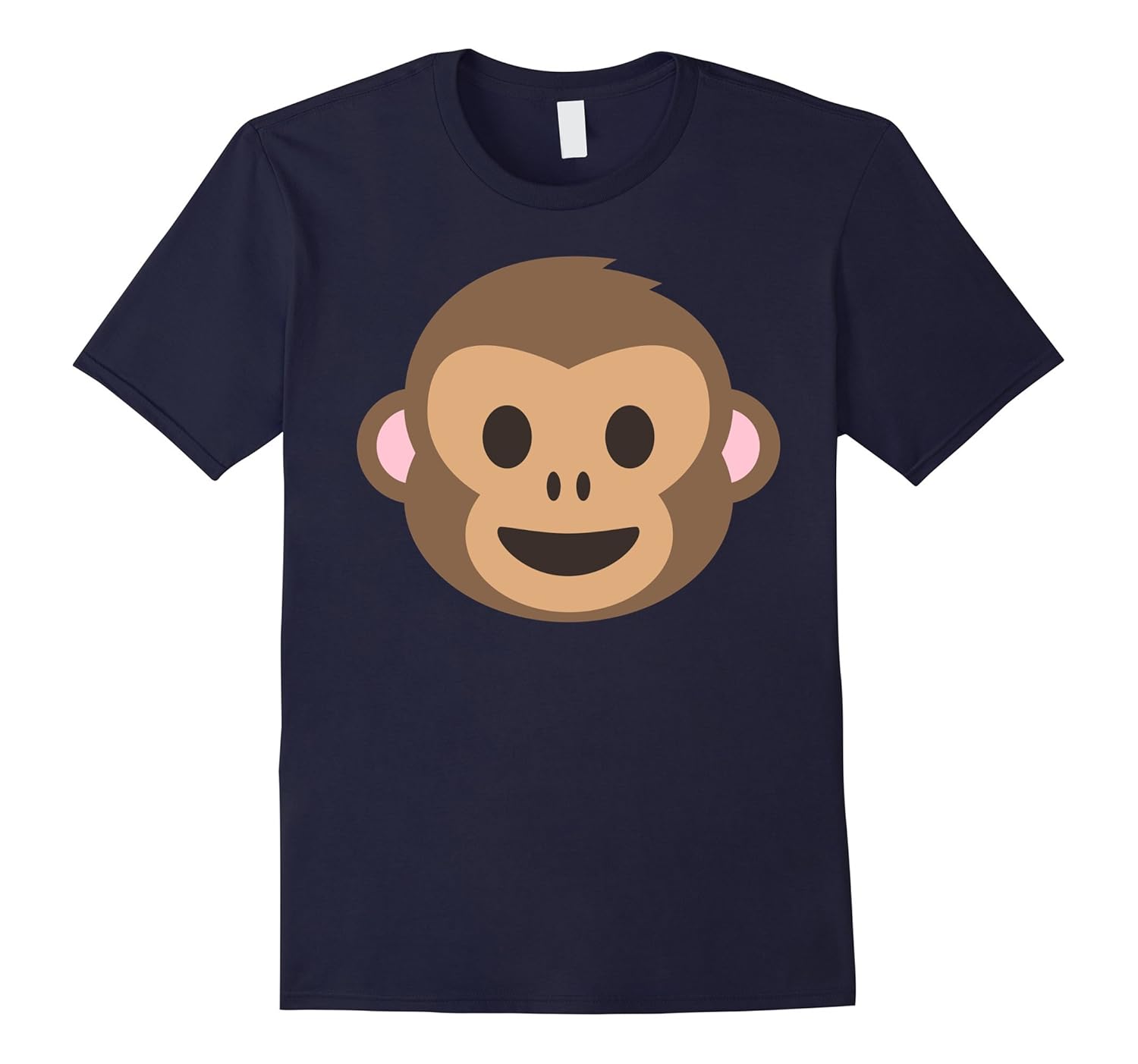 Laughing Monkey Emoji Face T-Shirt-ANZ