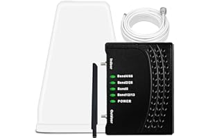 CALLONE+ Cell Phone Booster for Home & Office,Up to 2,000 sq ft,Cell Phone Signal Booster with Band 66/25/2/4/5/12/13/17,Boost 5G 4G Data for All U.S. Carriers FCC Approved