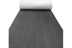 KXKZREN Boat Flooring EVA Foam Decking Sheet Non-Slip Marine Boat Deck Carpet Self-Adhesive Comfort Floor Mats for Boat Motorboat RV Yacht Kayak Golf Cart Indoor, 94" x 44"/35"/16"