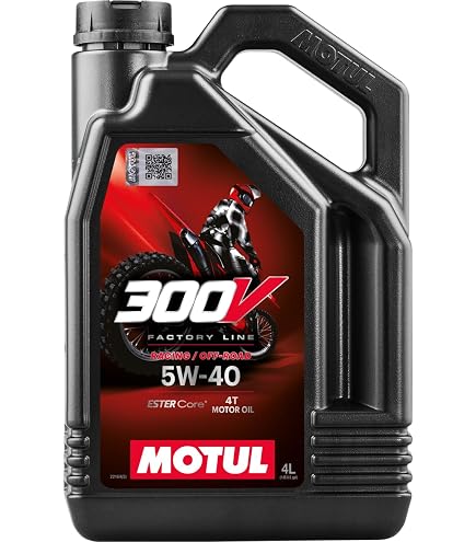 Amazon.com: Motul 300V Factory Line Road Racing 10W40 4T Synthetic