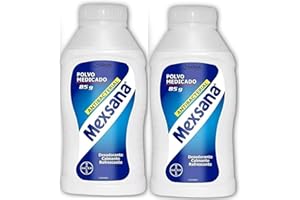 YAHVE - Mexsana Powder Pack of 2 (85g - 2.9 oz) - Traditional Relief for Feet, Sweat Absorption/Polvo Mexsana (85 g - 2.9 oz) Ayuda a Refrescar y Absorber Sudor