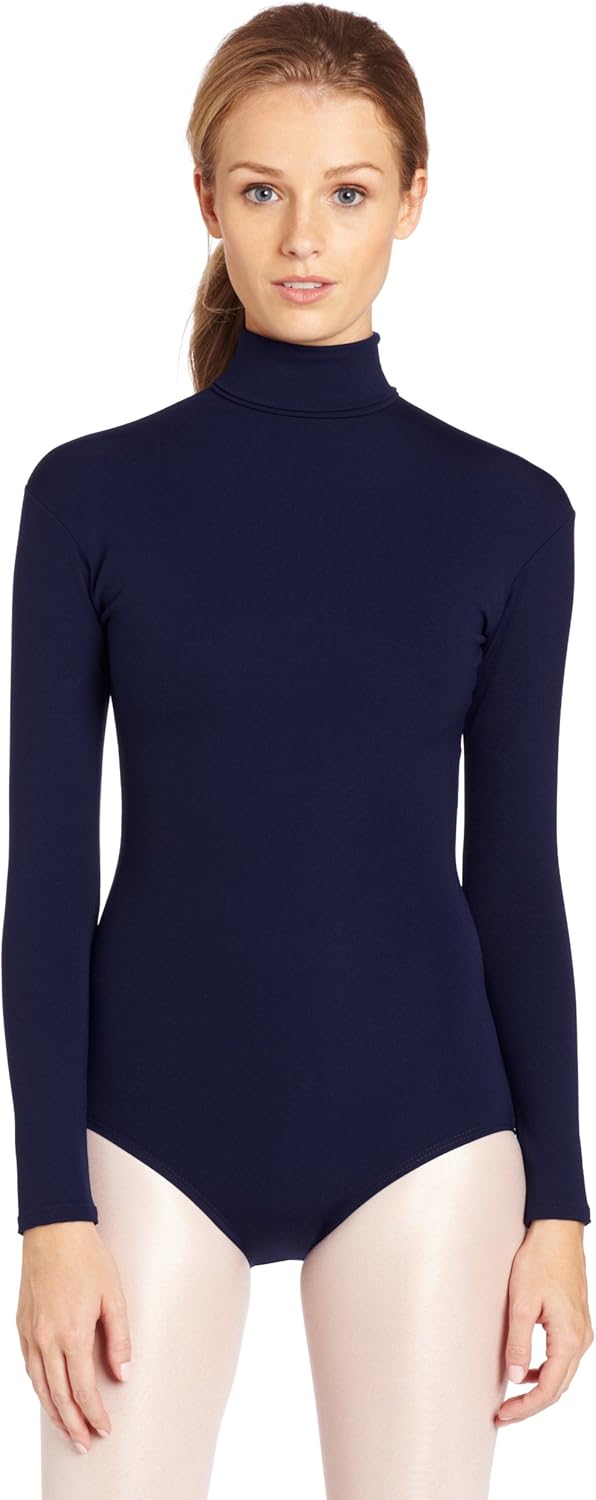 Capezio Women's Turtleneck Long Sleeve Leotard: Clothing