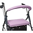 Universal Rollator Walker Seat and Backrest Rollbar Covers Set Adjustable Soft Walker Cover Accessories Unisex