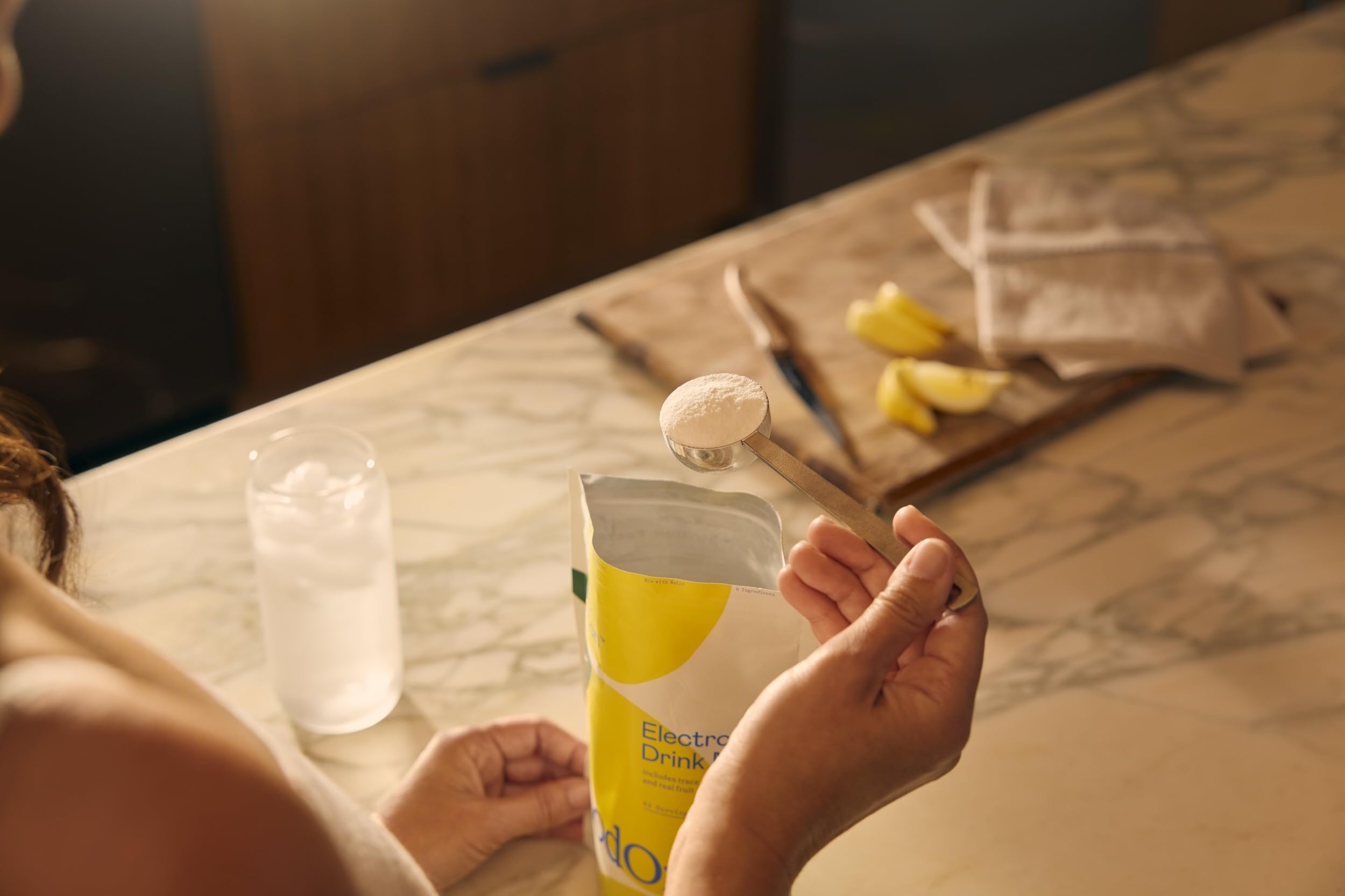 GOODONYA Organic Hydration Electrolyte Drink Mix, Certified Organic Hydration Powder, Non-GMO, Biochecked Glyphosate Free, Low Sugar, Lemonade Flavor, No Artificial Flavors, 42 Servings