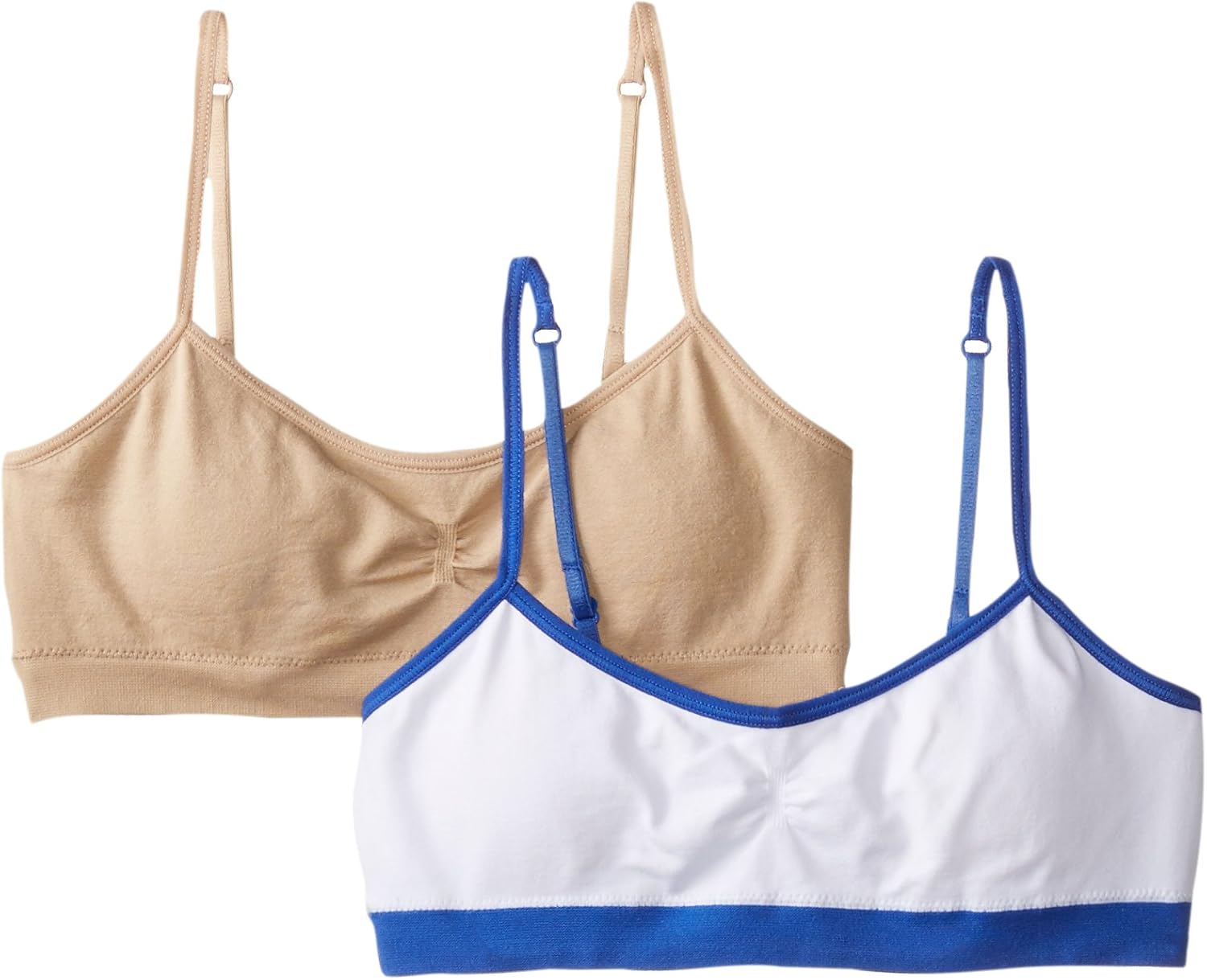 Hanes Girl's Seamless Foam Bra (Pack of 2): Clothing