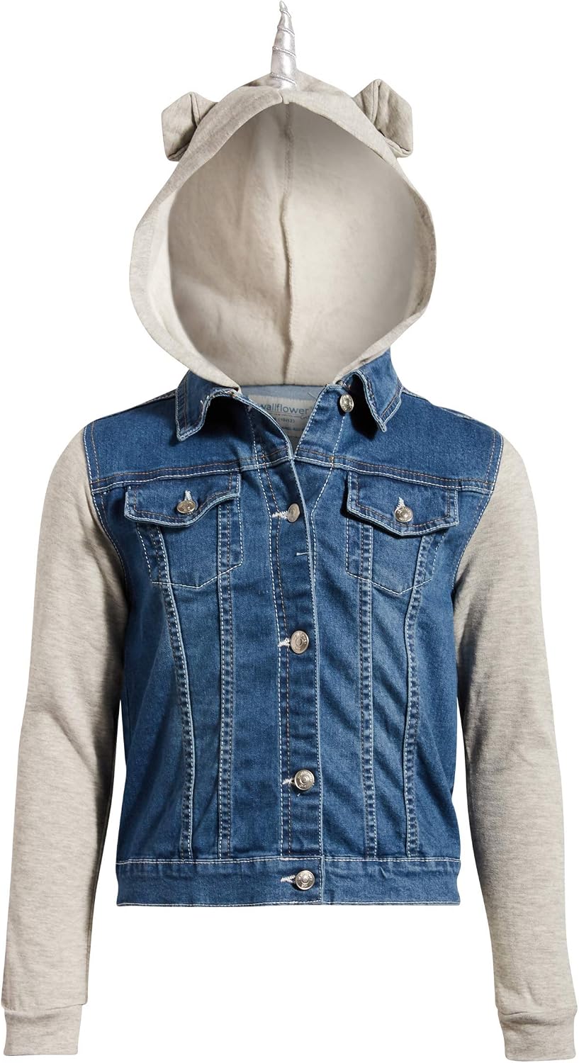 Wallflower Jean Jacket Hoodie Online 
