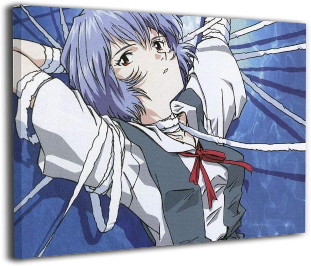 Amazon インテリア 新世紀エヴァンゲリオン 綾波レイ 風景 部屋飾り鮮明さ 壁絵 装飾画垂直 廊下の通路の壁画 装飾画 寝室の絵画 アートポスター ポスターフレームなし 無毒無味 環境に優しい 耐紫外線性 絵画 壁掛け フック プレゼント装飾画 壁掛け 飾り絵