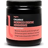 LEGION Micronized Creatine Monohydrate Supplement - Clean Creatine Powder for Muscle Gain & Post Workout Recovery - Micronized Creatine Supplement for Maximum Absorption (60 Servings, Unflavored)