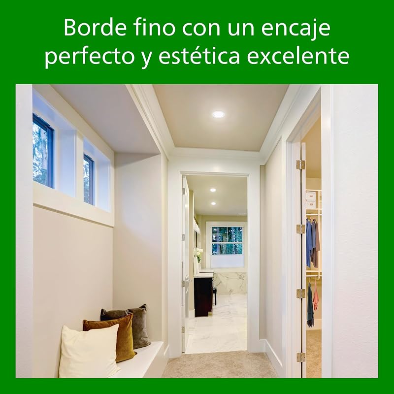 LED UltraEfficient Downlight Diamond Cut, 4000K, 1050 lm, 150 mm, Vida útil de 50.000 horas, Color Blanco — foto 8 de 8