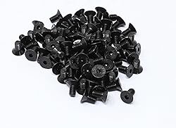 iexcell 100 Pcs M5 x 10mm Thread Pitch 0.8 mm Alloy