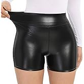 Women's Gothic Shorts Punk Dance Sexy Black Irregular Short Pants High Waist Slim Bodycon Bandage Shorts