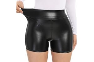 LIBAIRO Women's Gothic Shorts Punk Dance Sexy Black Irregular Short Pants High Waist Slim Bodycon Bandage Shorts