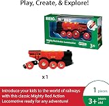 BRIO Mighty Red Locomotive Battery Powered Toy Train 3+ view 5