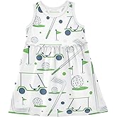 Vozoza Summer Girl Dresses Sleeveless Cotton Dress Baby Toddler Girl Outfits Girls Clothes Size 2t-8Y
