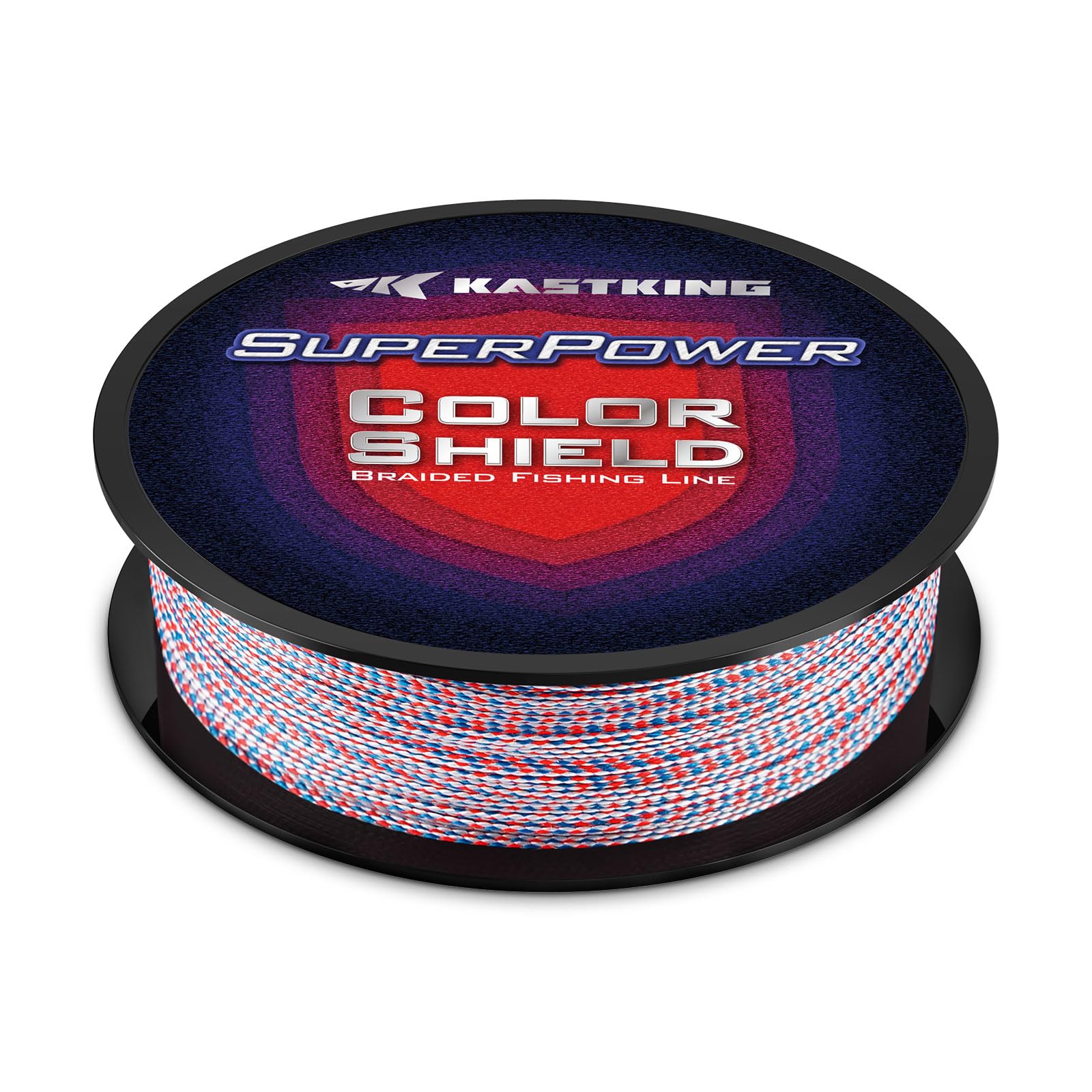 KastKing Superpower ColorShield Braided Fishing Line, Freedom, 65LB, 500Yards, X4 Image
