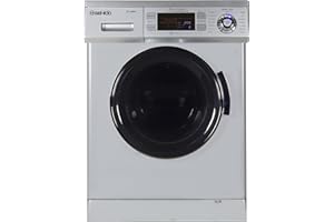 Sekido Pro Compact 110V Vented/Ventless 13 lbs Combo Washer Sensor Dry 1200 RPM (Silver)