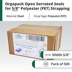 IDL Packaging Orgapack Open Serrated Seals for