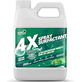 32oz 4X Non Ionic Surfactant - Makes 250+ Gallons - Nonionic Wetting Agent &amp; Concentrated Surfactant Spray for Increased Product Efficacy, Ideal Spreader Sticker, No Foam Wetting Agent