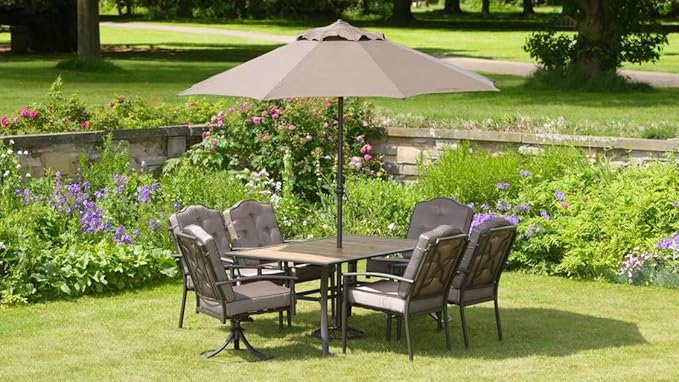 Amazon.de: Die Woodbury 6 Sitzer Garten Esstisch Set