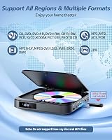 Desobry Mini DVD Player HDMI 1080P All Region USB TF AV Output Remote view 4