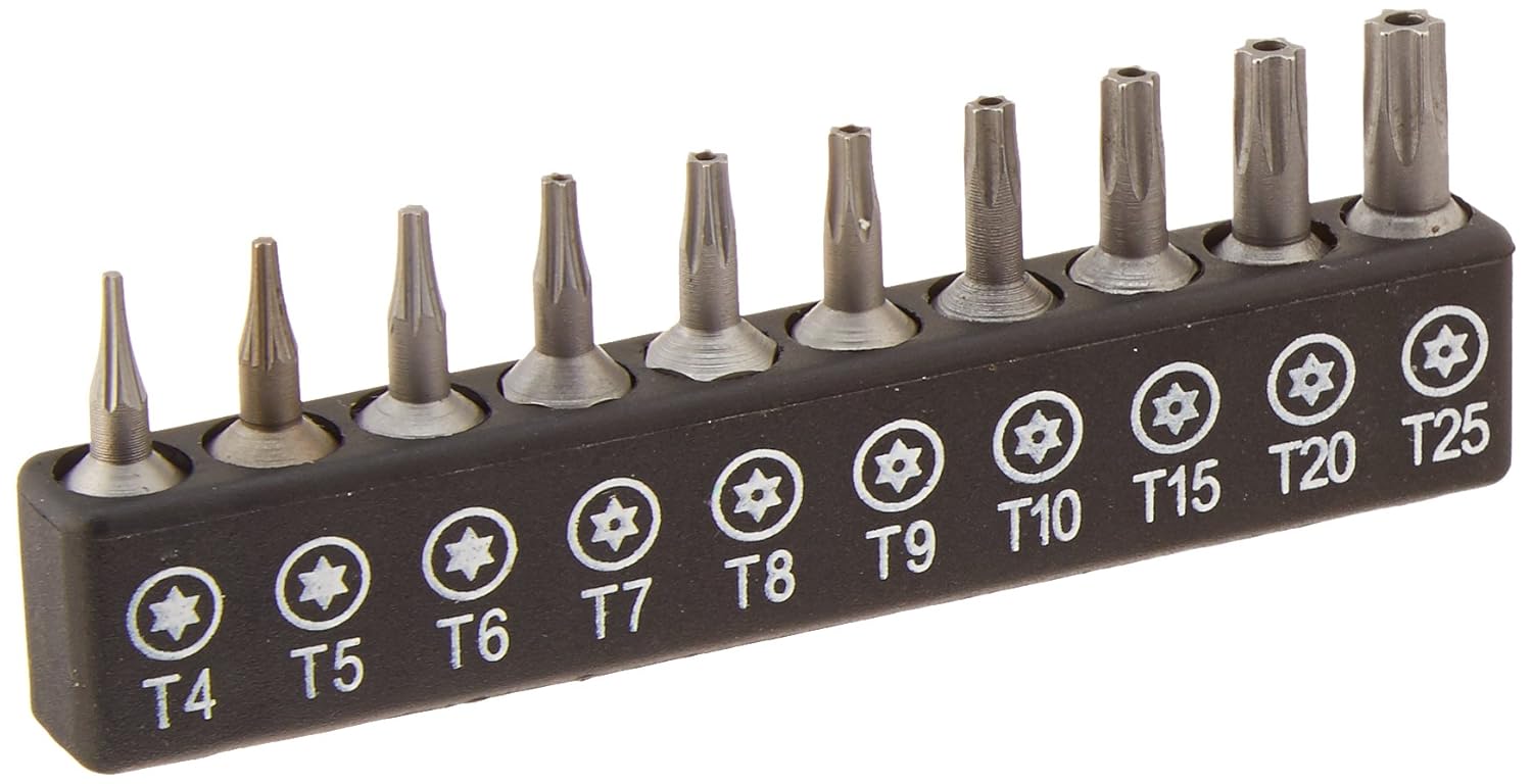Silverhill Tools ATK67 6 Point Star Bit Set with Security Bits , New