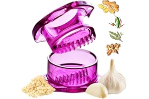 Garlic Mincer & Garlic Twister 4th Gen by Nextrend - Garlic Press & Grater in One - for Ginger, Herbs, Nuts & More, BPA-Free,