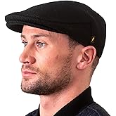 Hatman of Ireland Authentic Tweed Flat Cap 100% Irish Wool Handmade Ireland Men Casquette Navy Green Charcoal