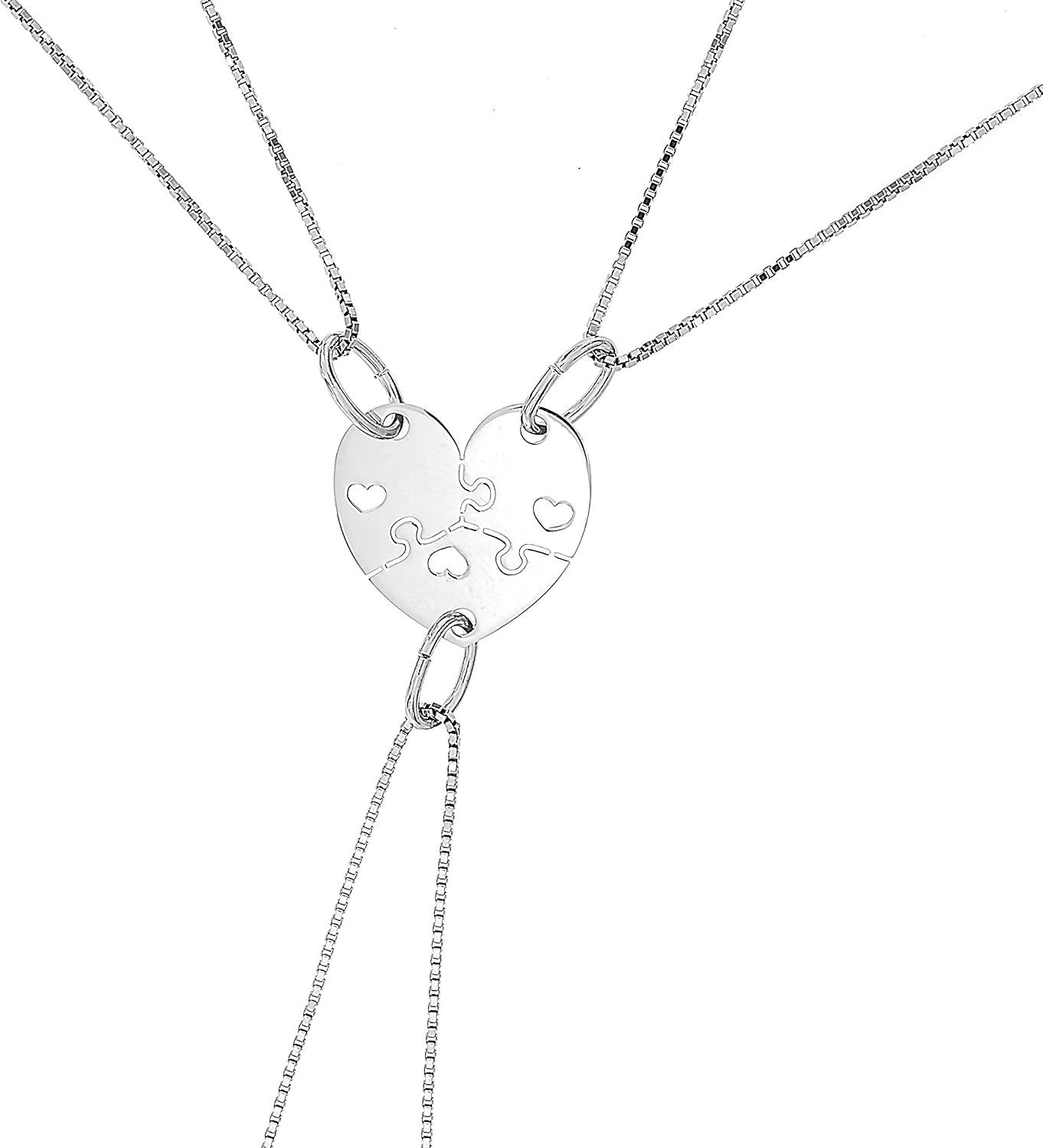 Miyuan, collana con ciondolo a forma di margherita, in argento Sterling 925, con granato Miyuan, collana con ciondolo a forma di margherita, in argento Sterling 925, con granato