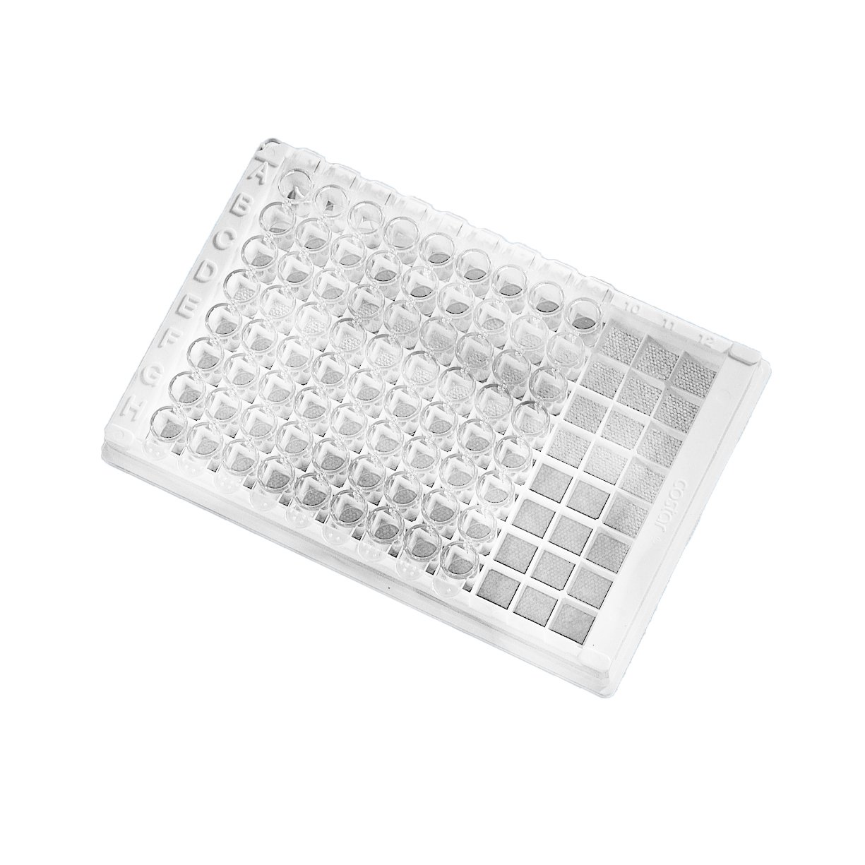 Corning 2572 Polystyrene 96 Well Stripwell Polystyrene Egg Crate Strip Holder Without Lid (Case of 20)