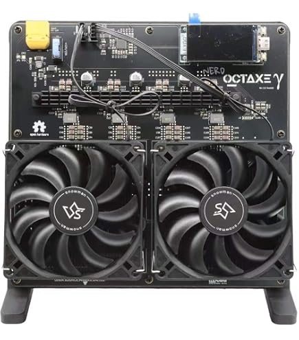 Amazon.com: Bitaxe NerdQaxe++ 4.8TH/s Bitcoin Miner – 4X BM1370