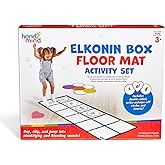 hand2mind Elkonin Box Floor Mat Activity Set, Phonemic Awareness, Phonics Games, Science of Reading Classroom Materials, Todd