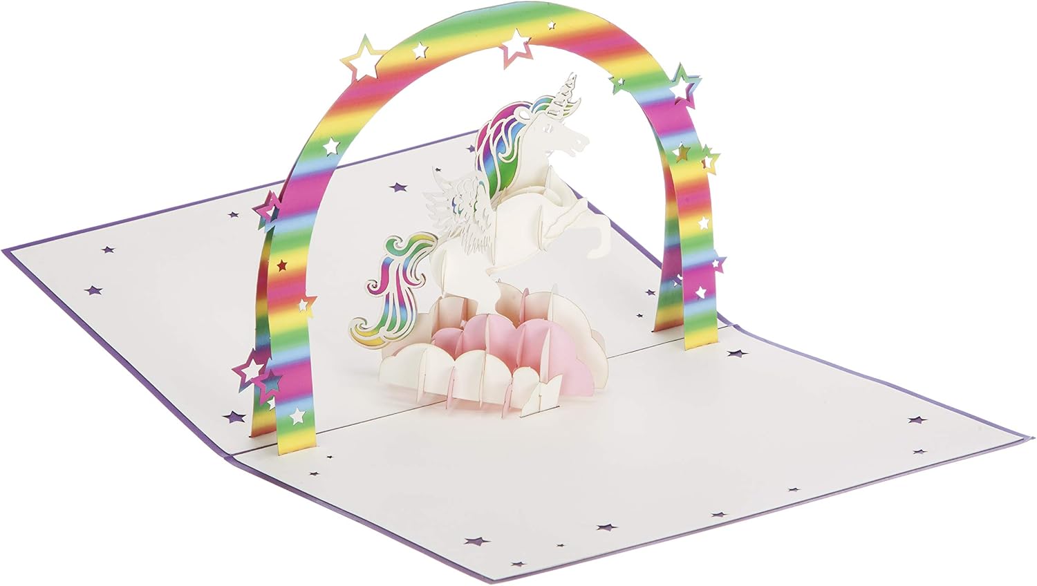 Cardology - Unicorn Pop-Up Card, Unicorn Pop Up, 15cm x 20cm - Image 4