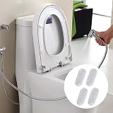 Colexy White Universal Toilet Seat Buffer Set WC Dampening Bumper Gasket view 5