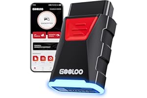 GOOLOO DEEPSCAN DS200 OBD2 Scanner Diagnostic Tool, Bluetooth Wireless All System Diagnostics for iOS & Android, Bi-Directional Control, 8+ Hot Reset, Code Reader, Live Data & Performance Test