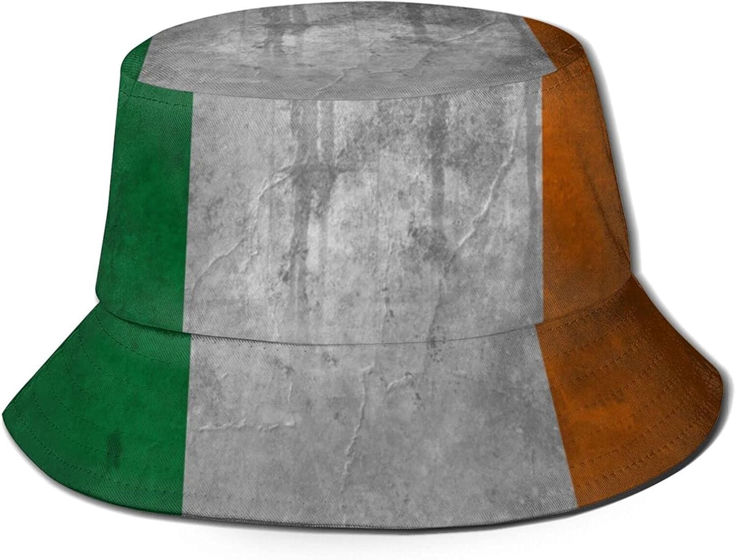 Irish FlagBucket Hat Travel Bucket Beach Sun Hat, Unisex Fisherman Hats