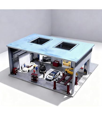 Amazon.com: Eneos Japan Gas Station Diorama Set American Diorama X