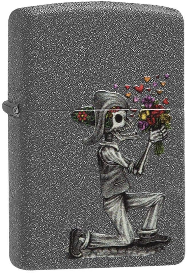 Zippo Day of The Dead Skulls Regular Lighter - Iron Stone, 1 x 3,5 x 5,5 cm - Image 3