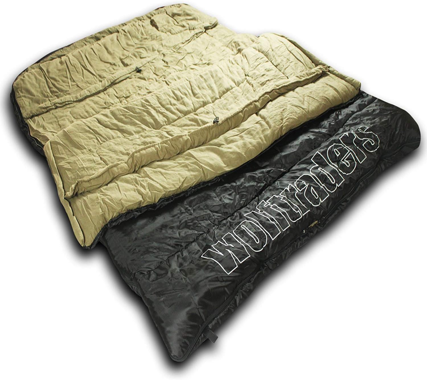 WolfTraders TwoWolves +0 Degree Premium Ripstop Two Person Sleeping Bag