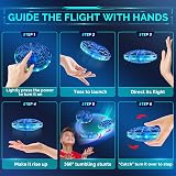 semai Flying Drone for Kids 360° Gesture UFO with LED Lights 6+ Gift view 6