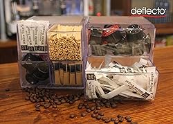 Deflecto Stackable Clear Cube Organizer with