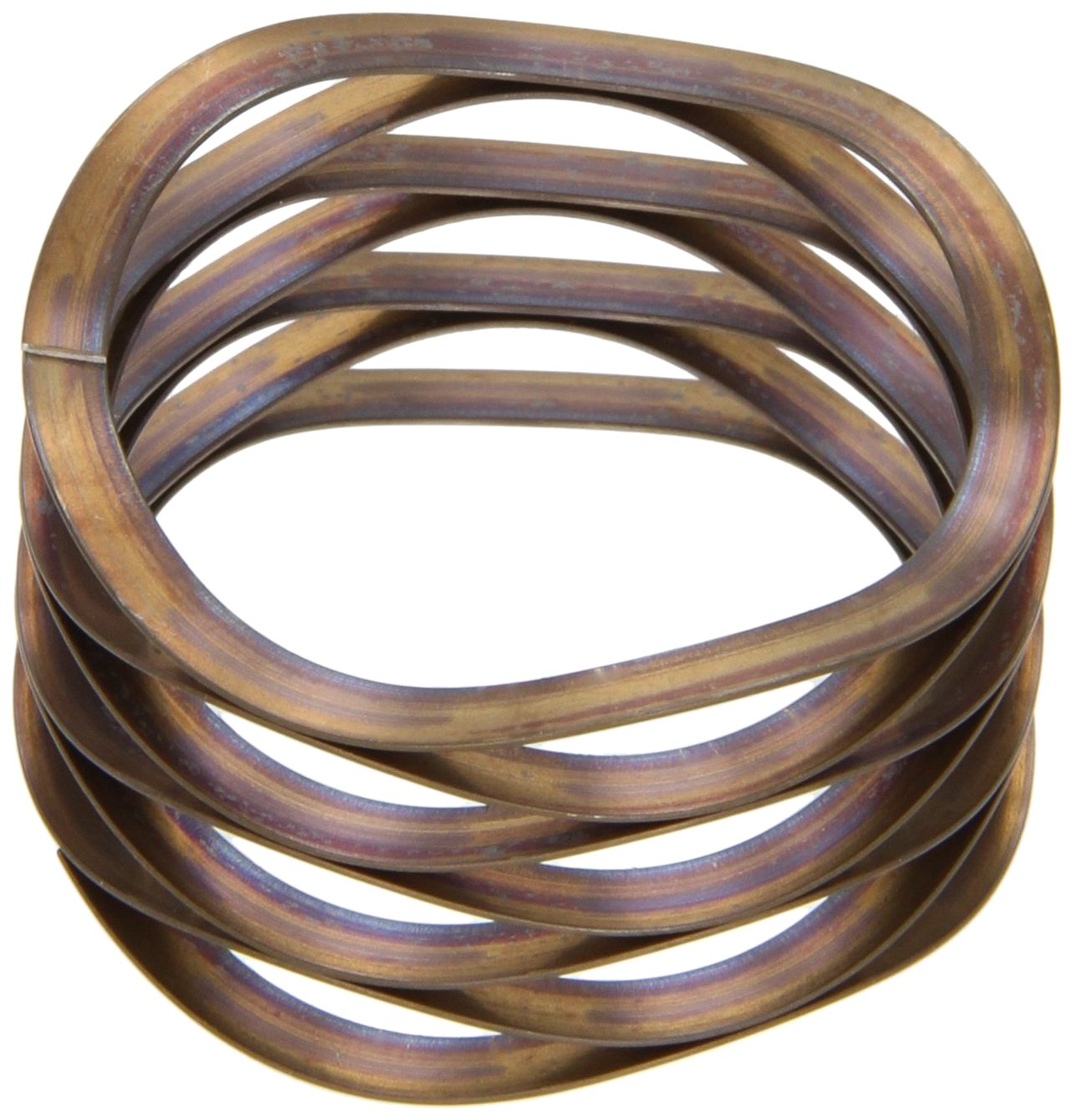 Multiwave Washers, Stainless Steel, Inch, 0.73" ID, 1" OD, 0.015" Thick, 95lbs/in Spring Rate, 25lbs Load Capacity (Pack of 5)