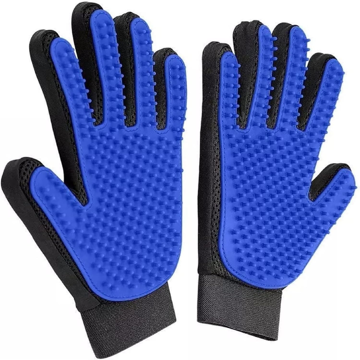 ZDXY 2 Pieces Pet Glove, Pet Grooming Bathing Washing Hair Remover Brush Fur Mitts, for Cat Dog Horse Rabbit Animal